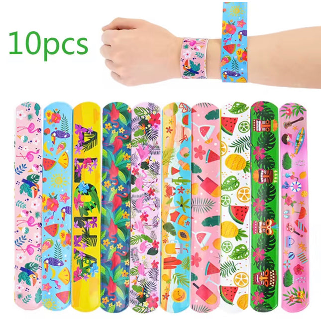 10 pcs Party Slap Bracelets