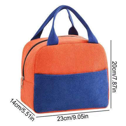 حقيبة غداء معزولة حرارية محمولة