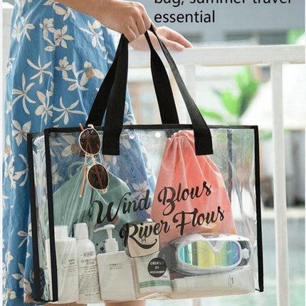 حقيبة صيفية شفافة