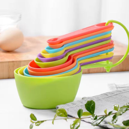 12Pcs Colorful Plastic Measuring Spoon