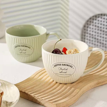 وعاء سيراميك للشوفان سعة 600 مل