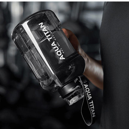 زجاجة مياه رياضية كبيرة السعة 1.7 لتر