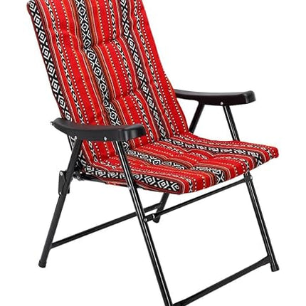 كرسي نزهة مبطن قابل للطي