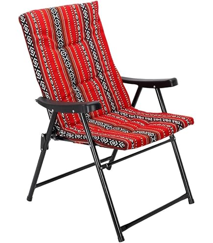 كرسي نزهة مبطن قابل للطي