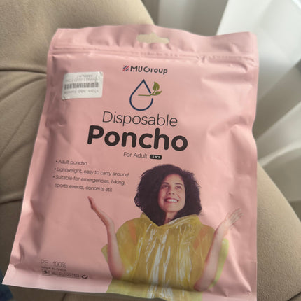 Poncho for adult or kids rain coat x5pcs