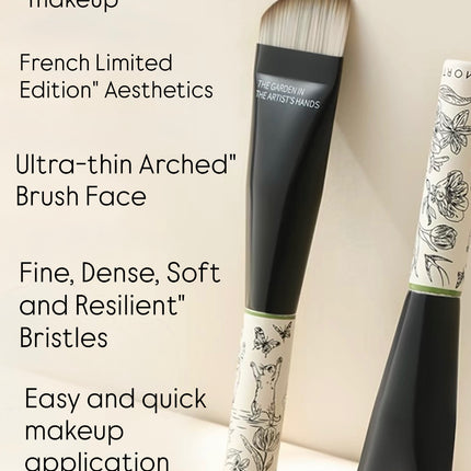Ultra thin artist foundation brush