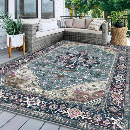 Luxury carpet rug bohemian style retro