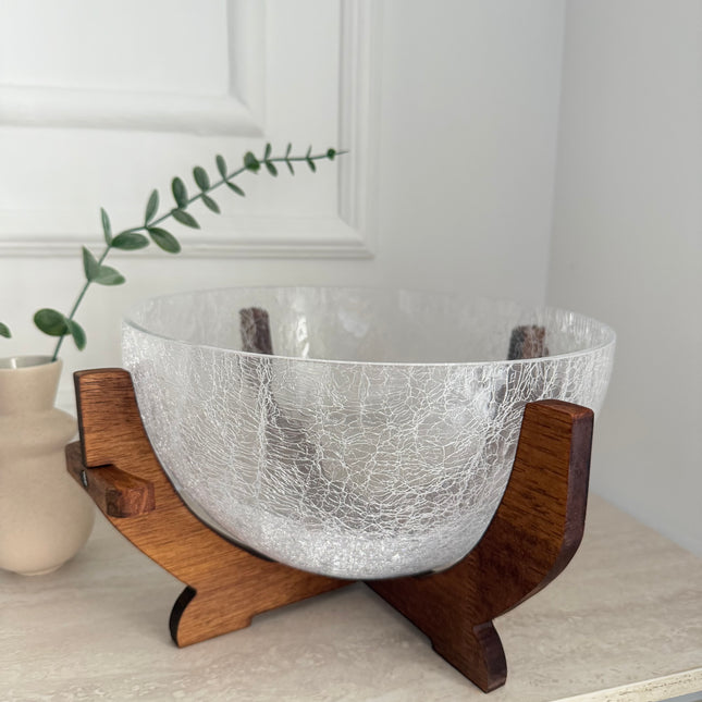 Salad glass bowl