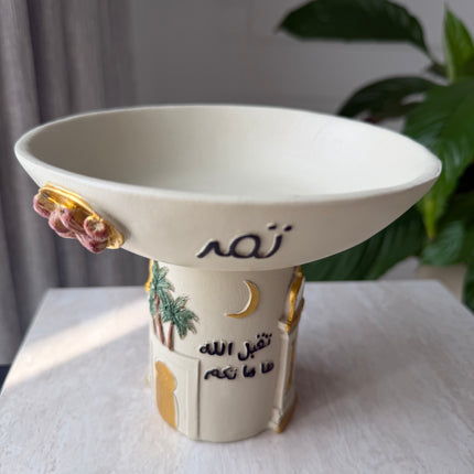 Date resin stand for ramadan