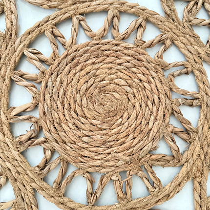 Round rug buhemian style 114 cm