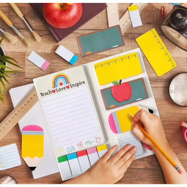 1 Pc teacher Cartoon Sticky Notes