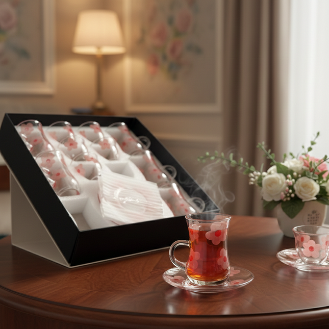 Floral teaset