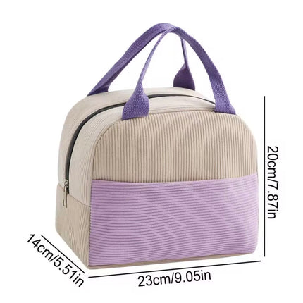 حقيبة غداء معزولة حرارية محمولة