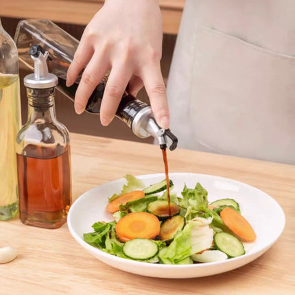 2 pcs glass oil soy set