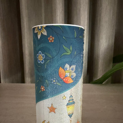 16 cm cylindrical  ramadan light giveaways