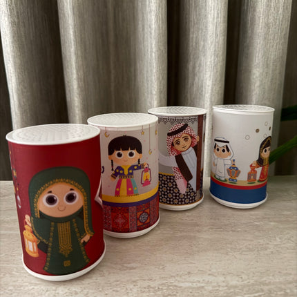 Cylindrical ramadan light for giveaways