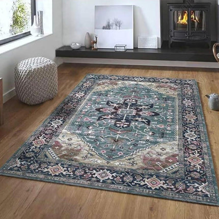 Luxury carpet rug bohemian style retro