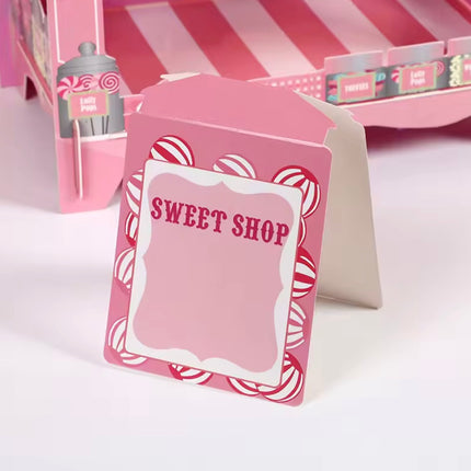 Pink House Dessert Rack Double Layer Cake Stand