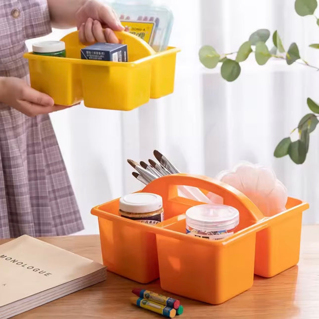 Portable 3 Compartments Storage