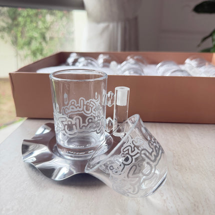 Ramadan lazer print teaset 18 pcs