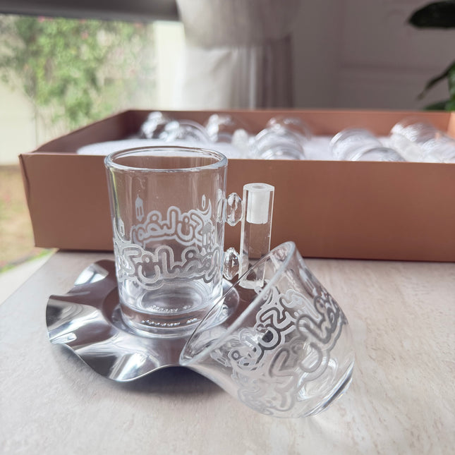 Ramadan lazer print teaset 18 pcs