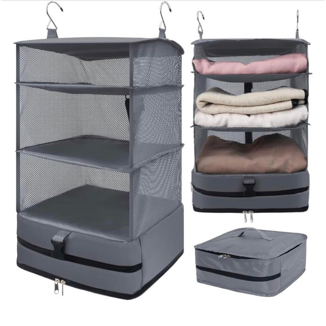 منظم أمتعة السفر المحمول المعلق