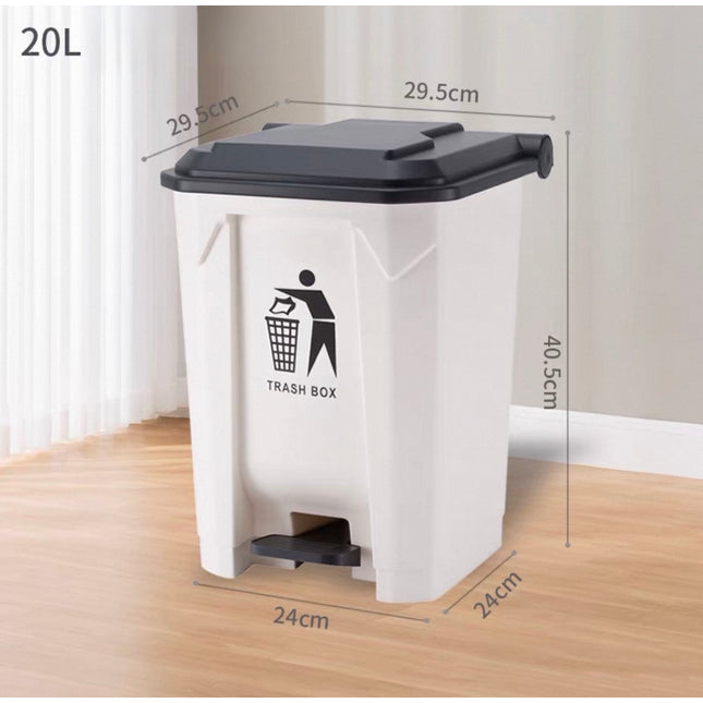 20L trash can foot operated