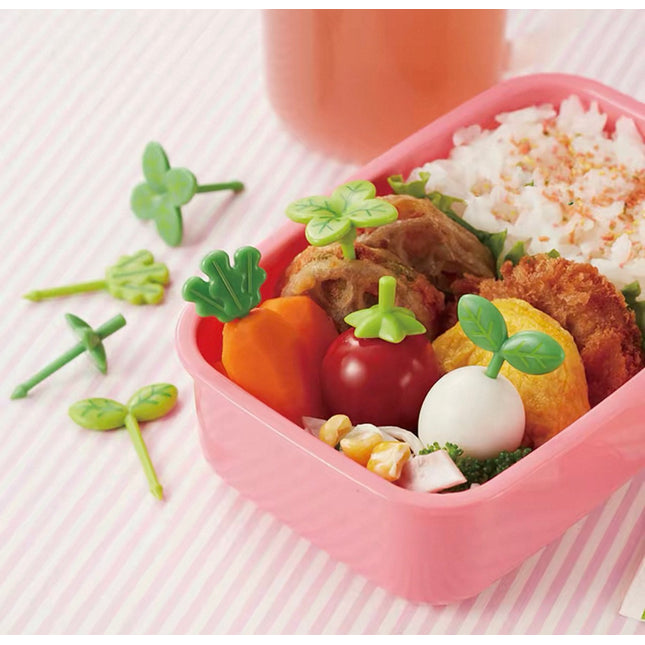 8Pcs leaves Fruit Fork lunch box forks