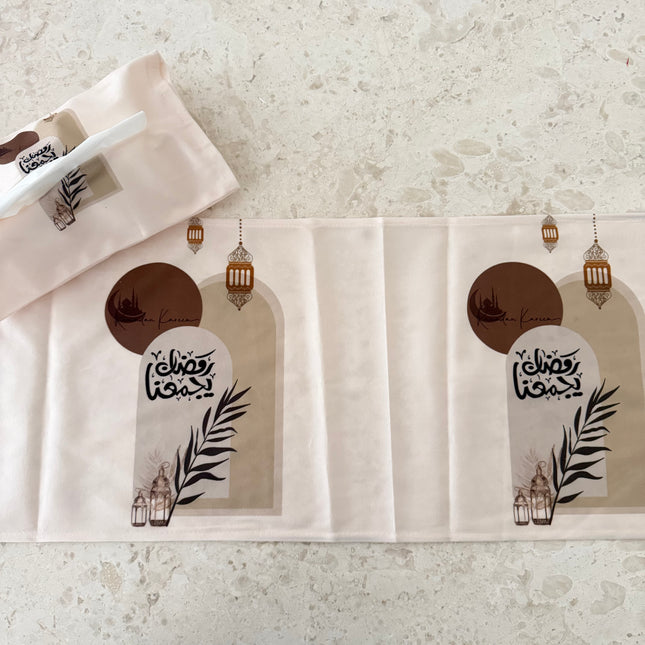 Ramadan runner and tissue cover