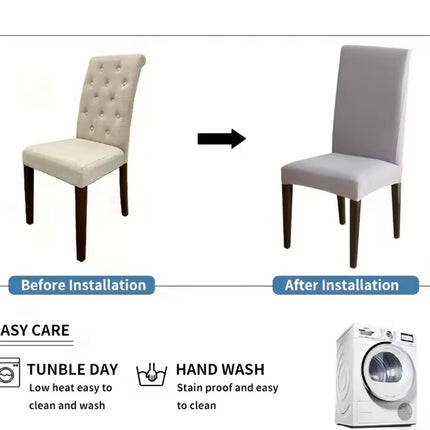 Dining Chair Covers stretching material