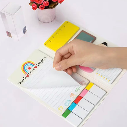 1 Pc teacher Cartoon Sticky Notes