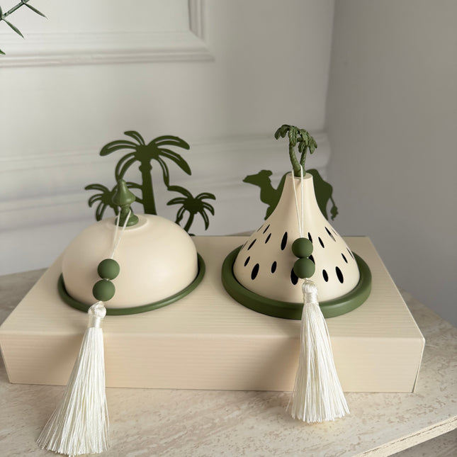 Camel palm essence burner set