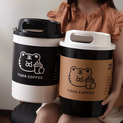 Creative Style Coffee Cup Design Trash Can