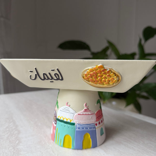 Luqaimat resin stand for ramdan
