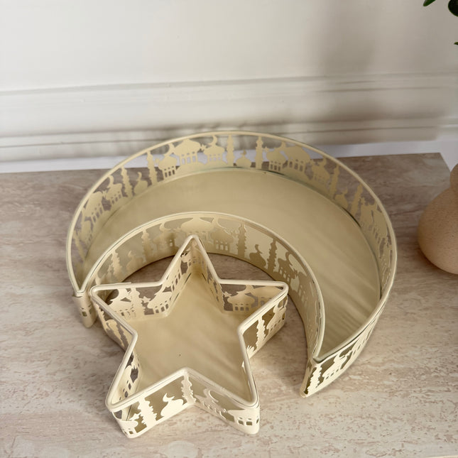 Moon star ramadan metal set