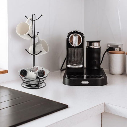 Iron Mug Holder with basket