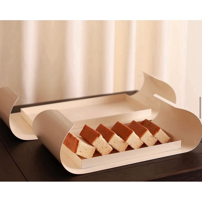 2 pcs set metal display trays