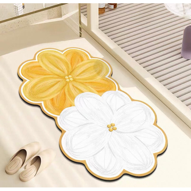 Toilet floor mat, bathroom mat