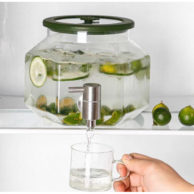 3L glass dispenser jug