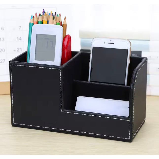 حامل أقلام مكتبي متعدد الوظائف