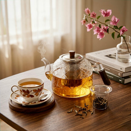 Glass teapot 1.2 L