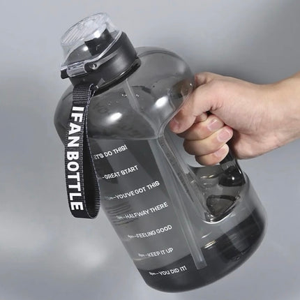 زجاجة مياه رياضية كبيرة السعة 1.7 لتر