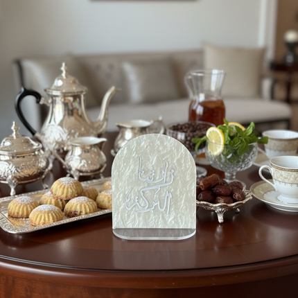 Mini display welcoming pearly stand
