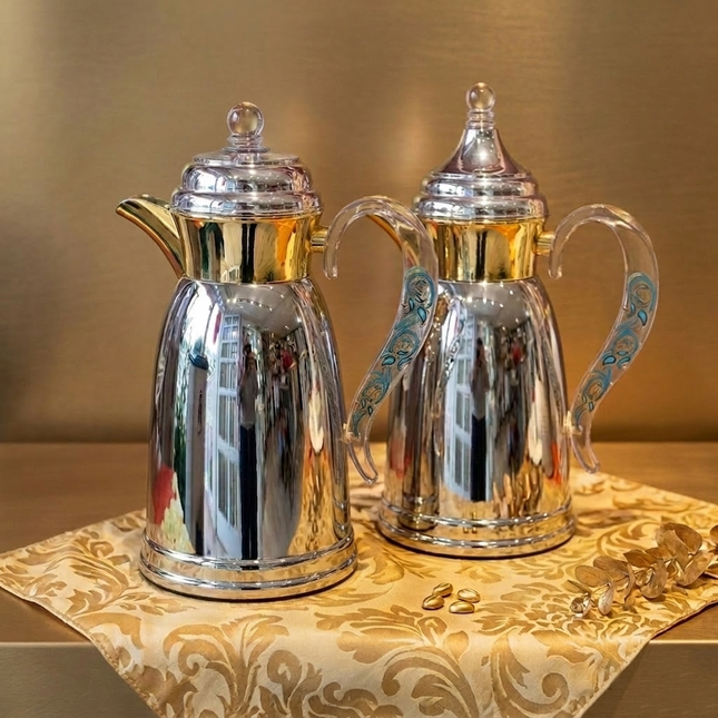 Vaccum flask set pattern handle