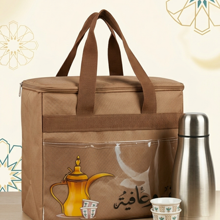 Waterproof twin flask bag