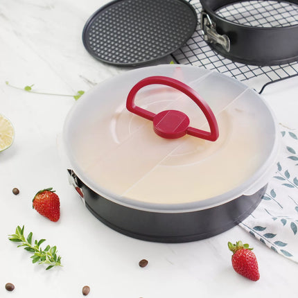 Tefal baking round tray with vaccum cover 28 cm