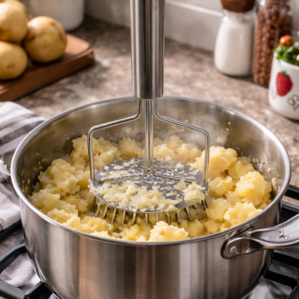 هراسة بطاطس من الفولاذ المقاوم للصدأ