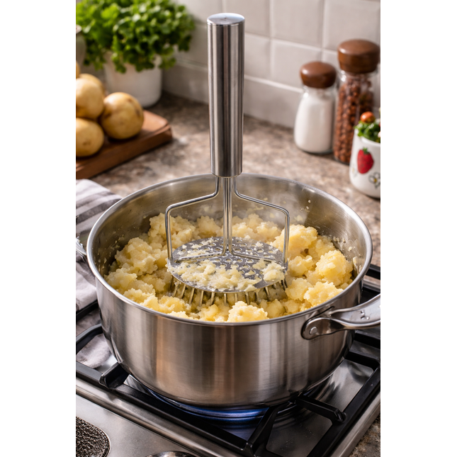 هراسة بطاطس من الفولاذ المقاوم للصدأ