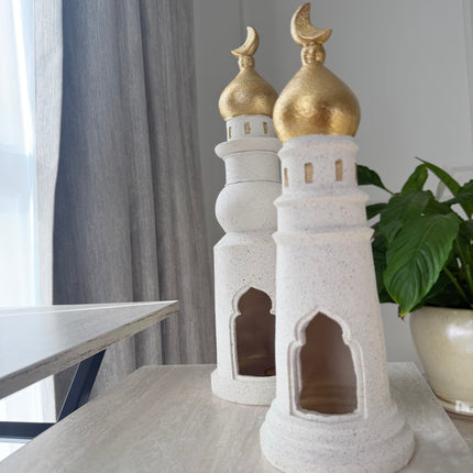 resin candle mousque decor